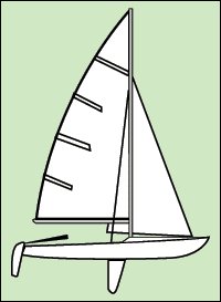 Chrysler Buccaneeer Jib, White (Hanks)