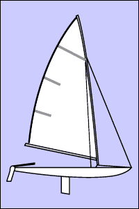 Chrysler Dagger Mainsail, White
