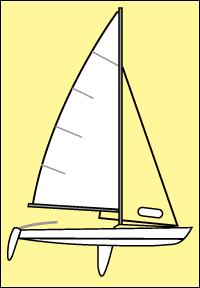Chrysler Pirateer Jib, White