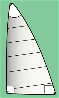 O'Day Mini Mainsail, White