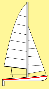 Hobie Cat 18SX Jib, White