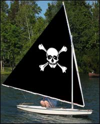 jolly roger sunfish sails photo